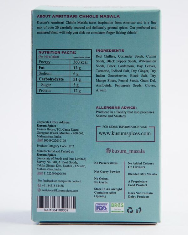 Amritsari Chhole Masala